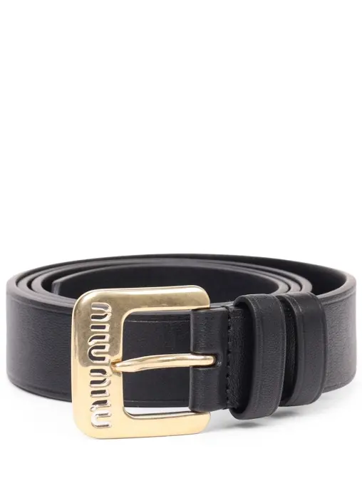 Ремень кожаный MIU MIU