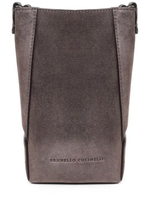 Сумка-чехол замшевая BRUNELLO CUCINELLI