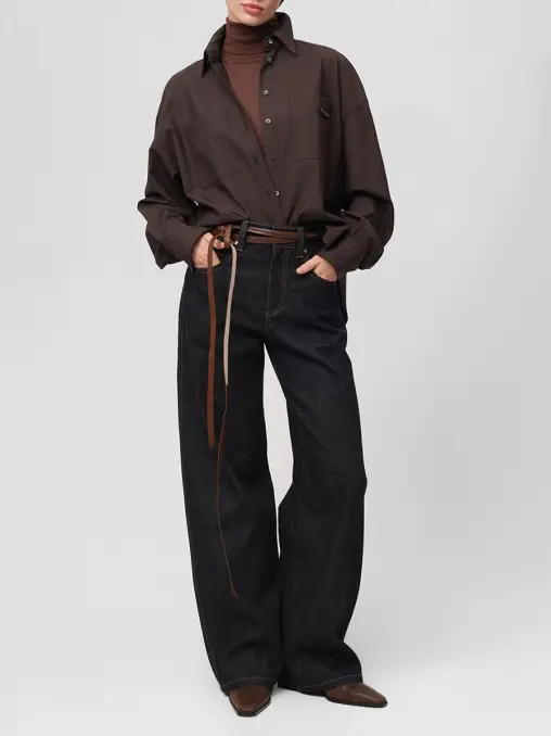Джинсы хлопковые BRUNELLO CUCINELLI