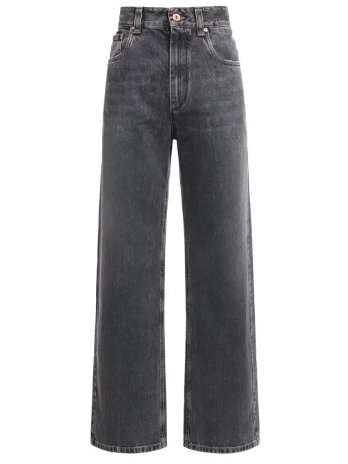 Джинсы хлопковые BRUNELLO CUCINELLI