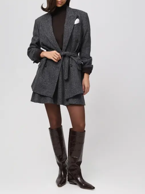 Юбка шерстяная BRUNELLO CUCINELLI