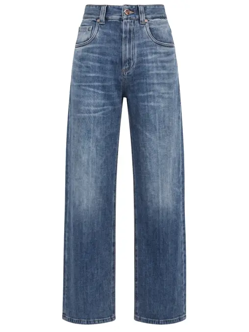 Джинсы хлопковые BRUNELLO CUCINELLI