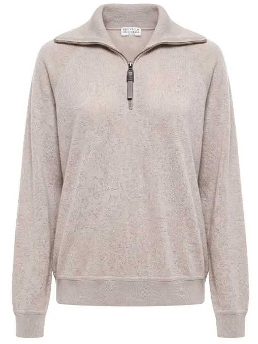 Джемпер с люрексом BRUNELLO CUCINELLI