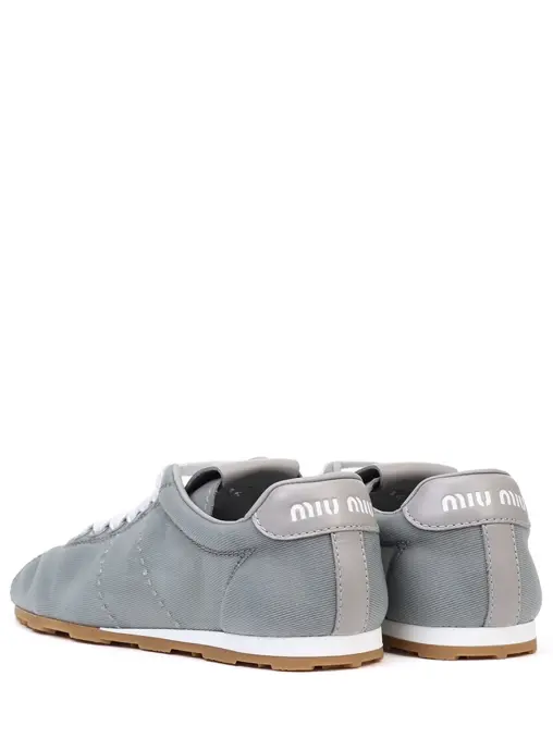 Кеды текстильные MIU MIU