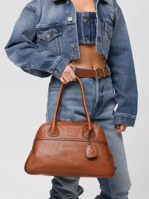 Сумка кожаная MIU MIU