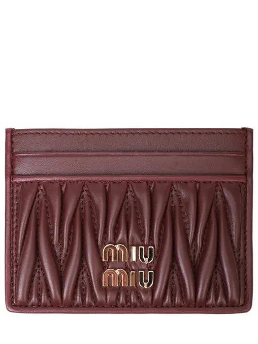 Картхолдер кожаный MIU MIU