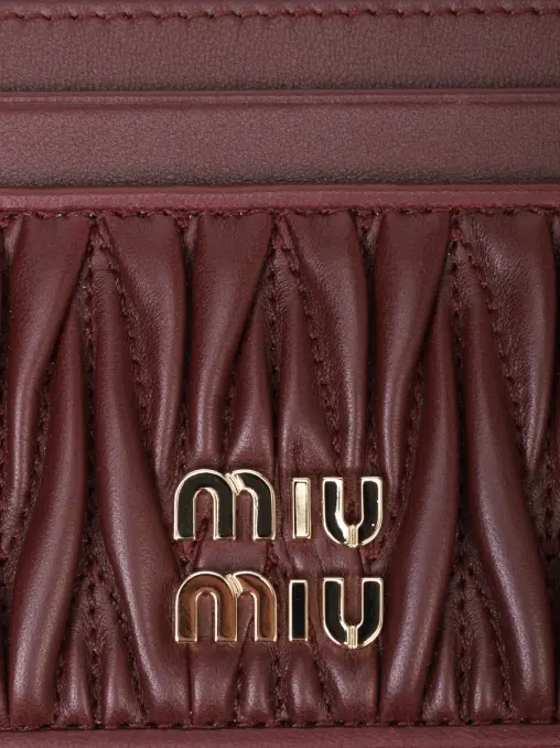 Картхолдер кожаный MIU MIU