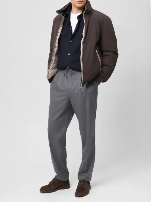 Рубашка шерстяная BRUNELLO CUCINELLI