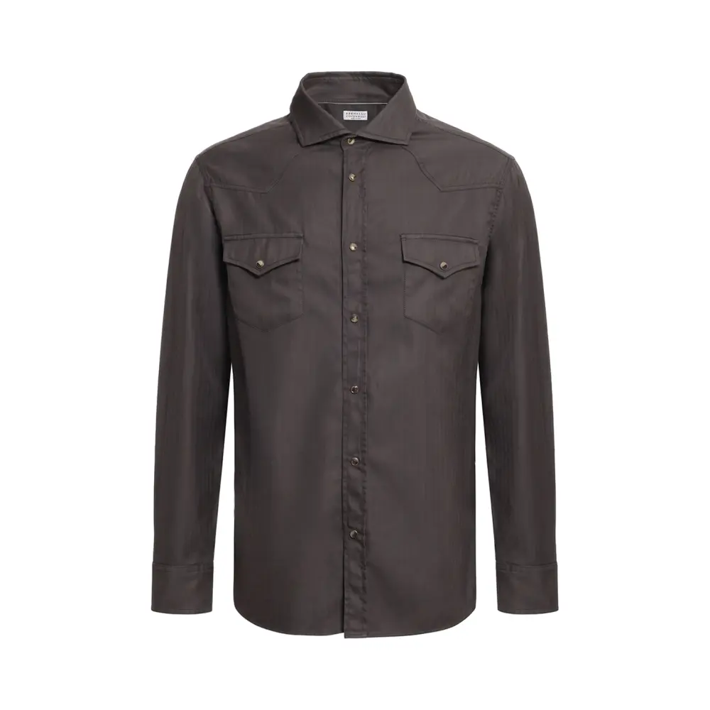 Рубашка Regular Fit хлопковая