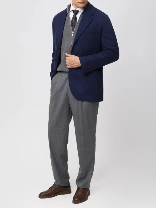 Брюки шерстяные BRUNELLO CUCINELLI