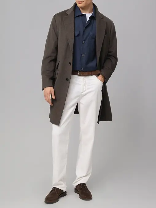 Рубашка шерстяная BRUNELLO CUCINELLI