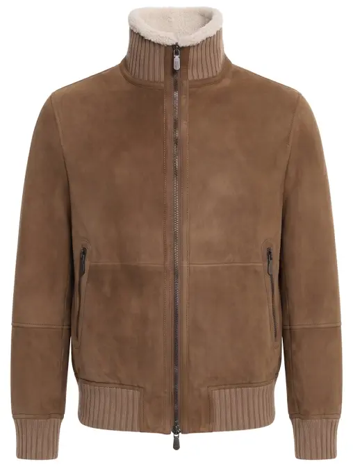 Дубленка из овчины BRUNELLO CUCINELLI