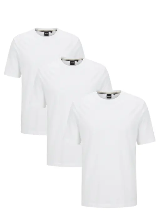 Набор из трех хлопковых футболок Regular Fit BOSS