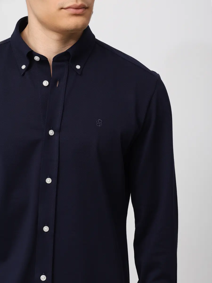 Рубашка Slim Fit хлопковая