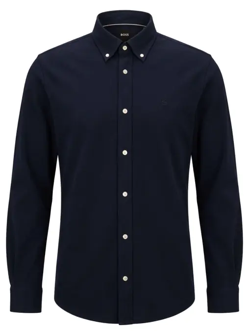 Рубашка Slim Fit хлопковая BOSS