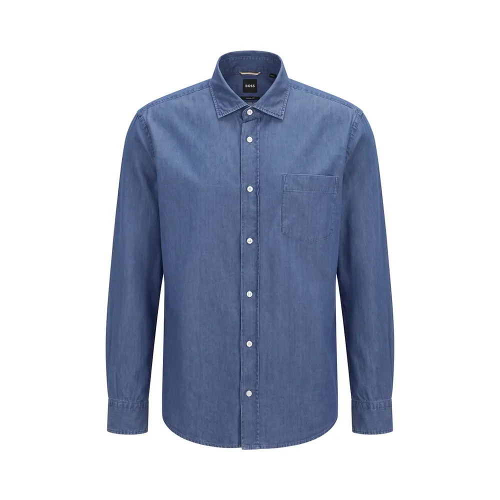 Рубашка Regular Fit хлопковая