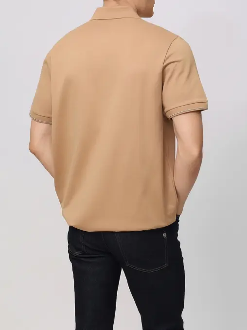 Поло хлопковое BOSS