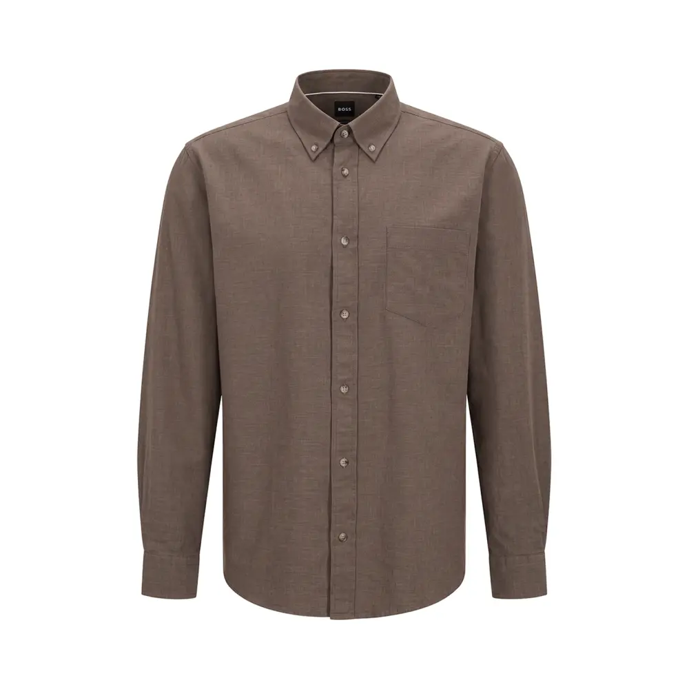 Рубашка Regular Fit хлопковая