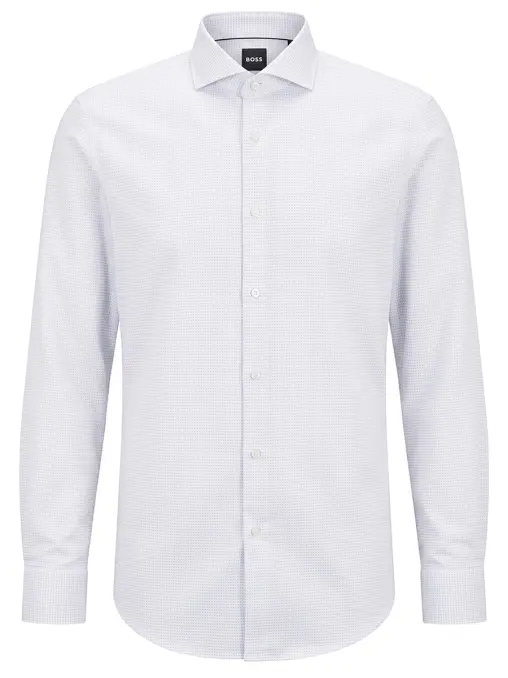 Рубашка Slim Fit хлопковая BOSS