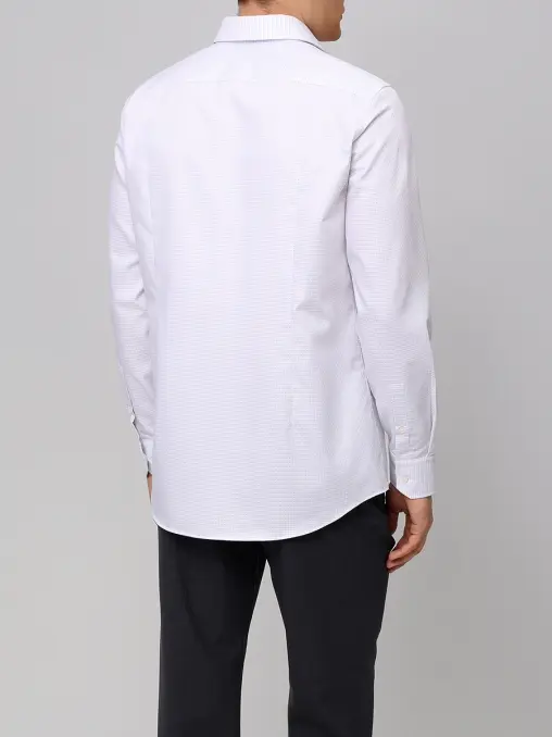 Рубашка Slim Fit хлопковая BOSS