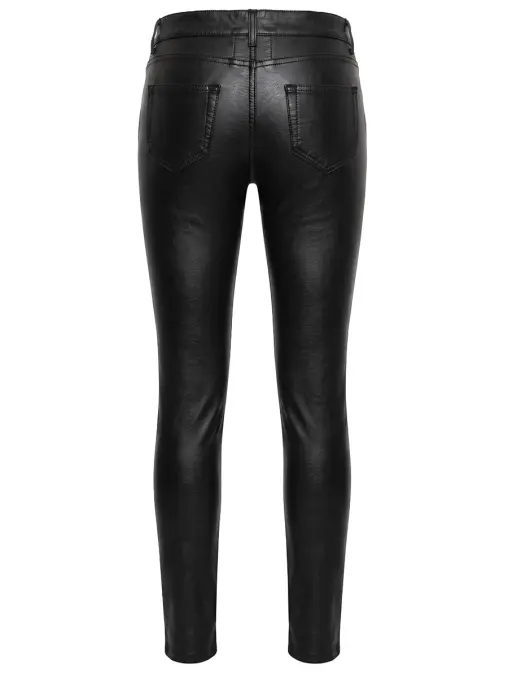 Брюки из экокожи SAINT LAURENT