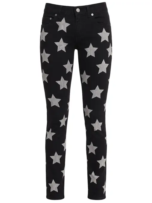 Джинсы хлопковые SAINT LAURENT