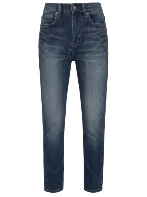 Джинсы хлопковые SAINT LAURENT