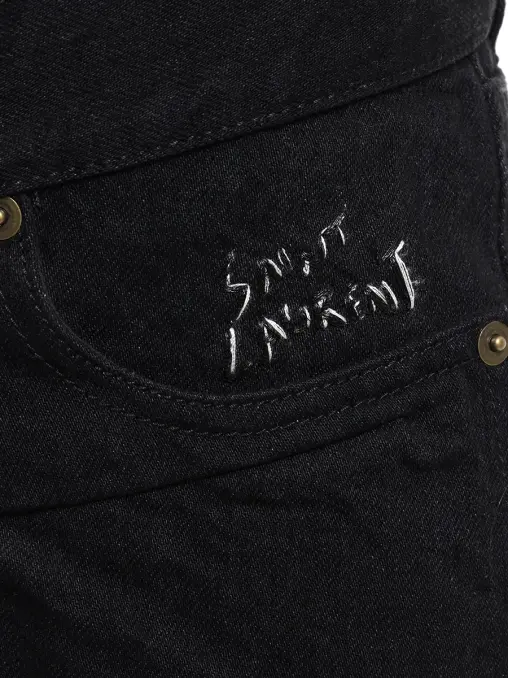 Шорты джинсовые SAINT LAURENT