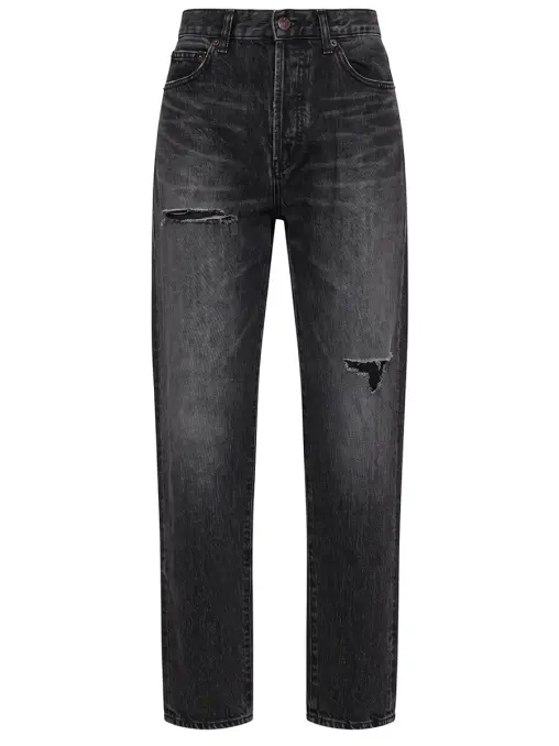 Джинсы хлопковые SAINT LAURENT