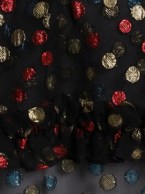 Блуза шелковая SAINT LAURENT