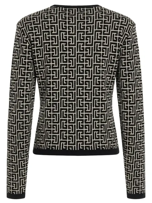 Джемпер из шерсти и льна BALMAIN