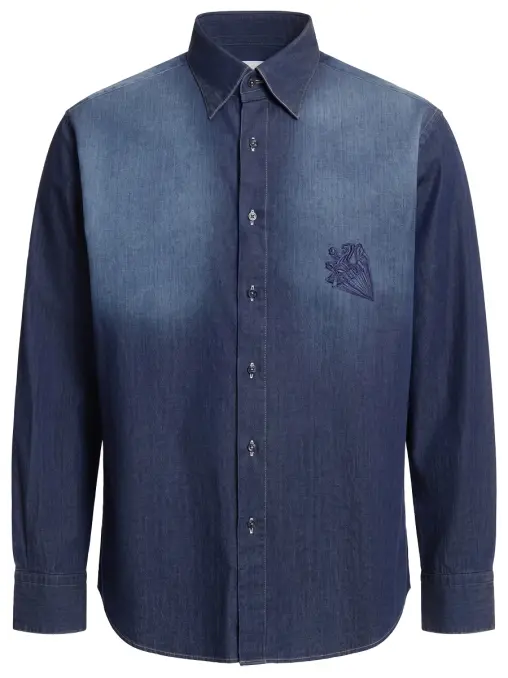 Рубашка Regular Fit джинсовая ZILLI