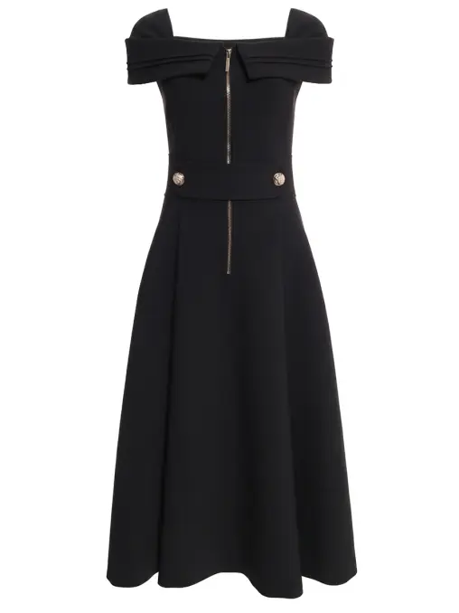 Платье однотонное ELIE SAAB