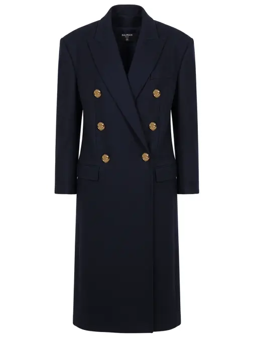 Пальто шерстяное BALMAIN