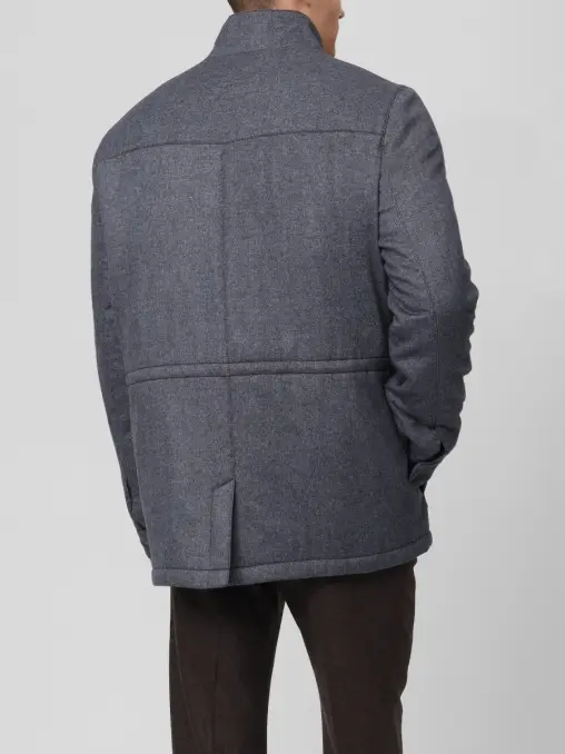 Куртка из шерсти и шелка SUIT FACTORY