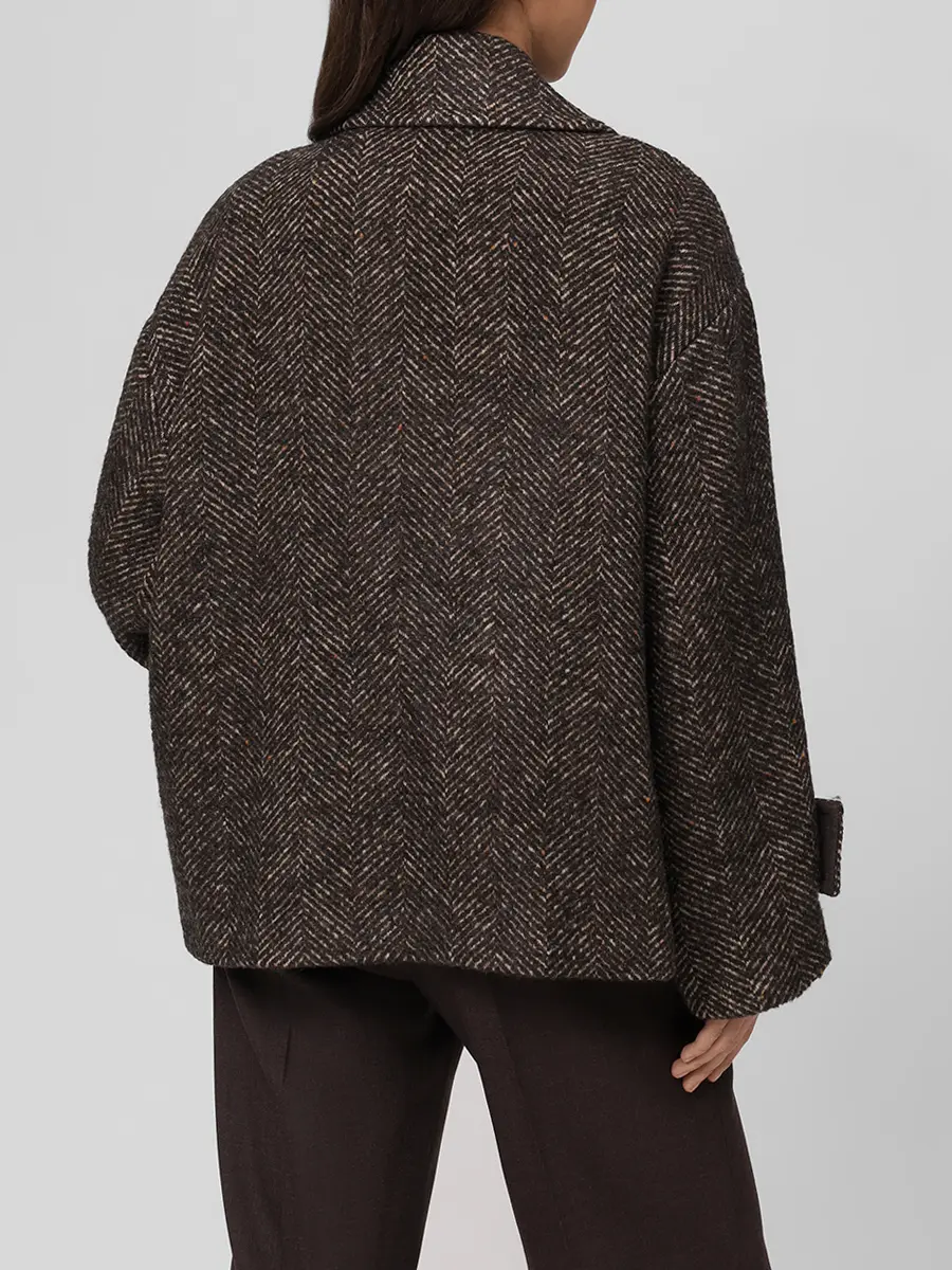 Полупальто шерстяное