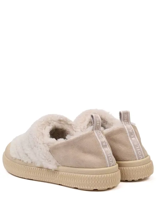 Слипоны комбинированные на меху VOILE BLANCHE