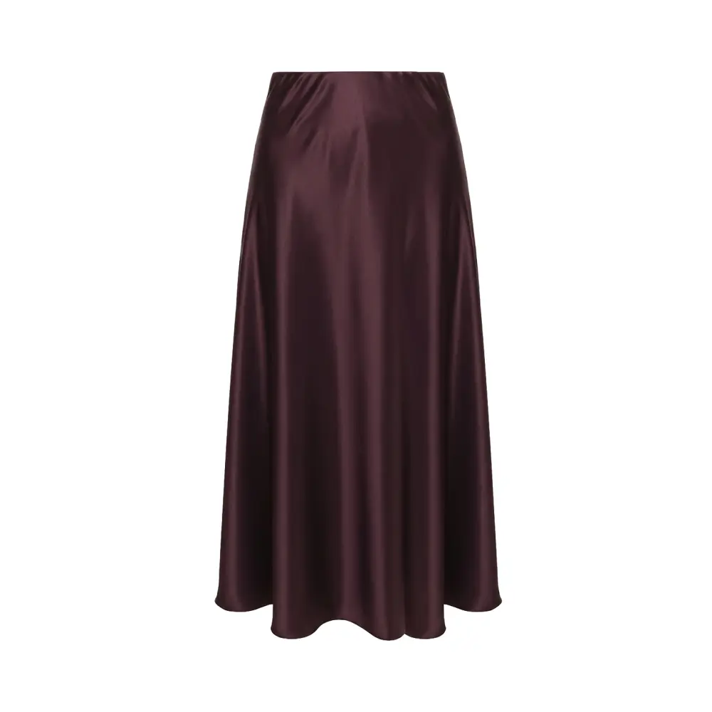 Юбка атласная
