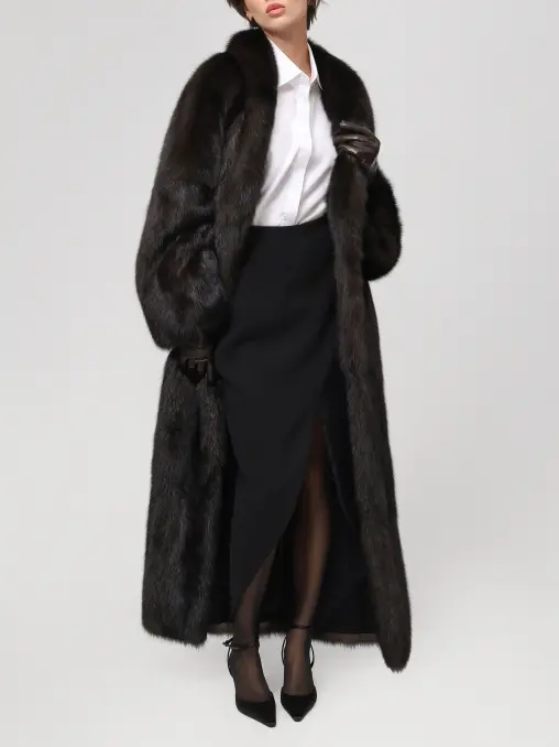 Шуба соболиная BLACK SABLE