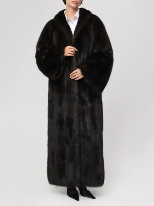 Шуба соболиная BLACK SABLE