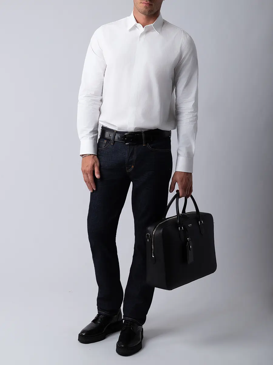 Рубашка Slim Fit хлопковая