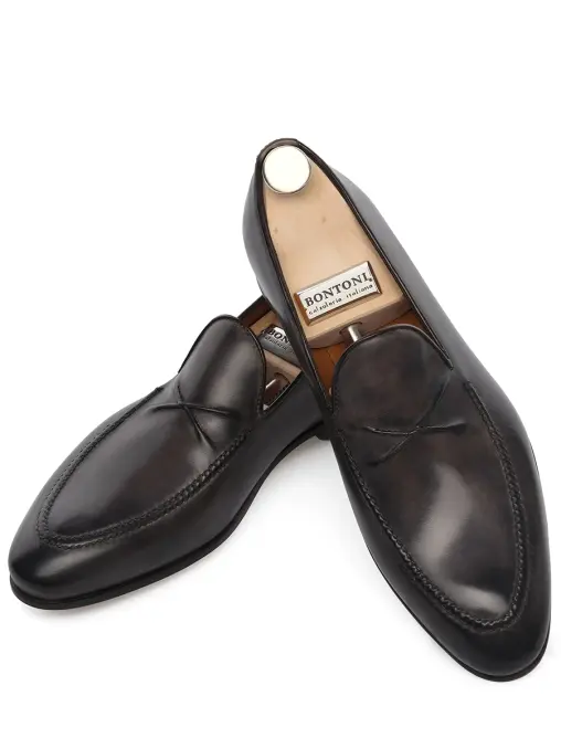 Лоферы кожаные BONTONI
