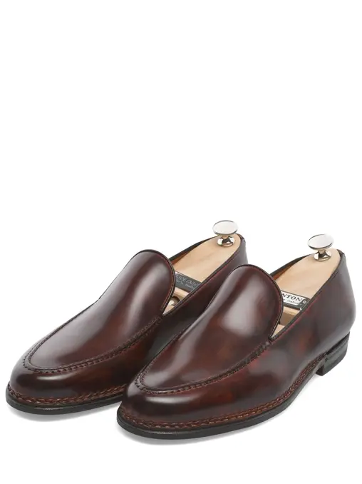 Лоферы кожаные BONTONI