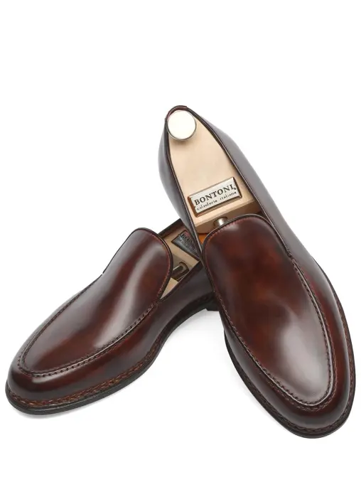 Лоферы кожаные BONTONI