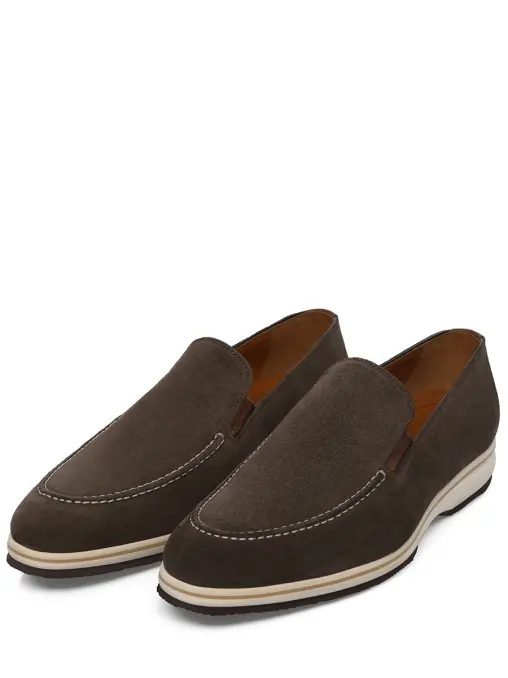 Лоферы замшевые BONTONI