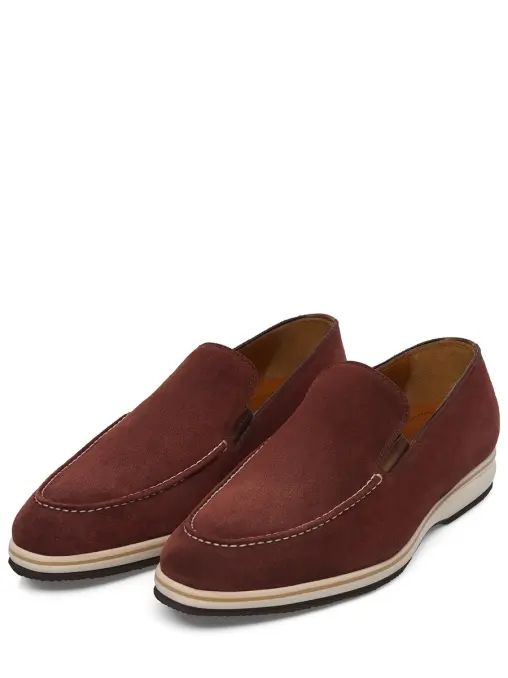 Лоферы замшевые BONTONI