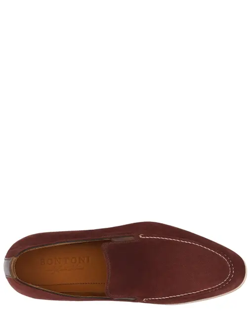 Лоферы замшевые BONTONI