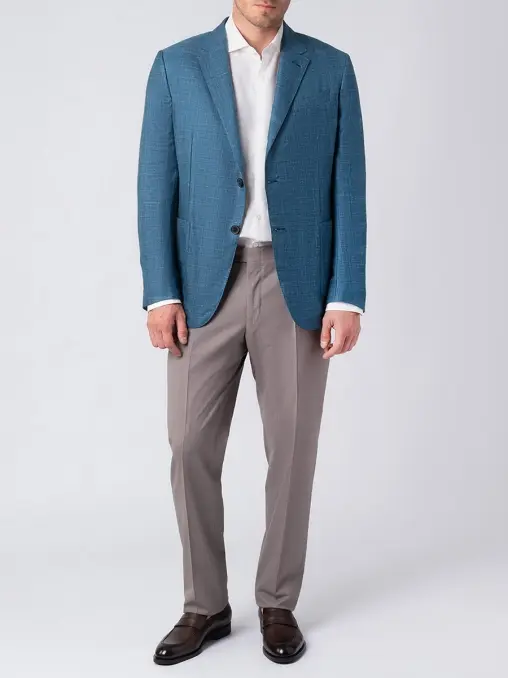 Пиджак из шерсти и шелка ZEGNA