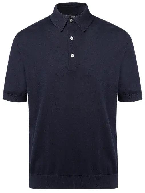 Поло хлопковое ZEGNA