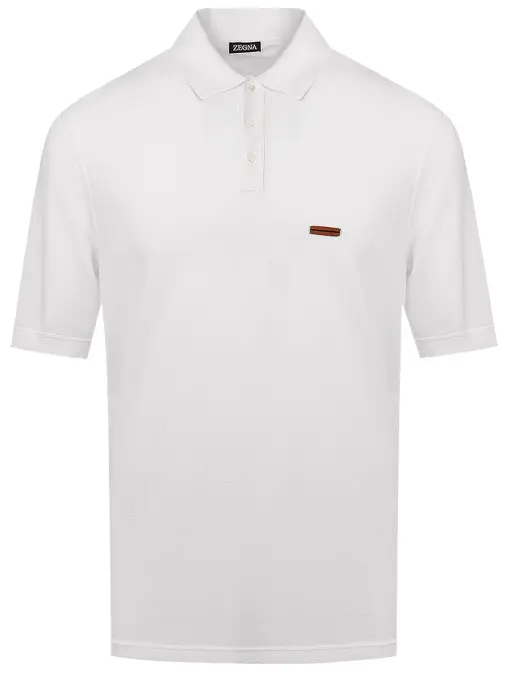 Поло хлопковое ZEGNA